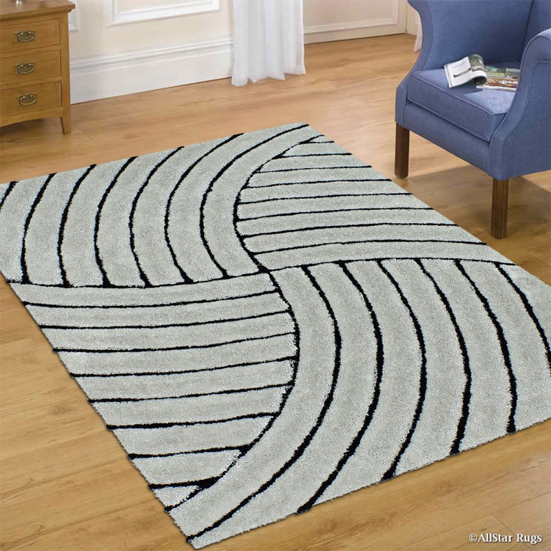 Striped Indoor Rug, 5' x 7'
