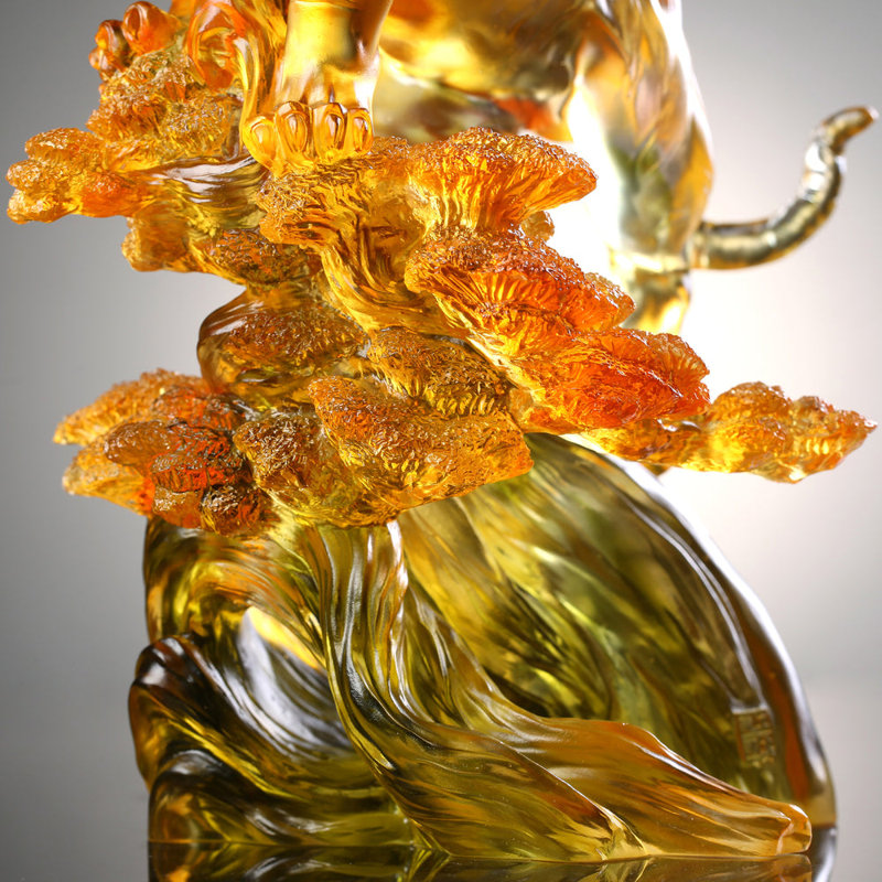 Crystal Tiger Figurine