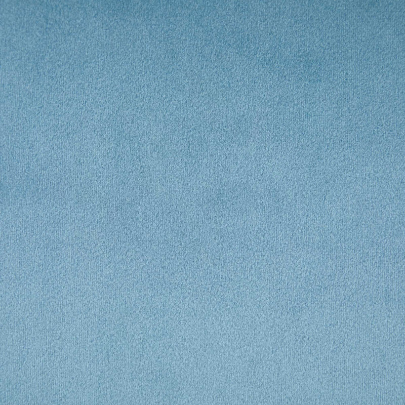 Ensemble de 2 tabourets de bar pivotants en velours avec capitonnage à boutons, Bleu clair, Bleu clair