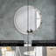 Huldar Glass Flat Wall Mirror