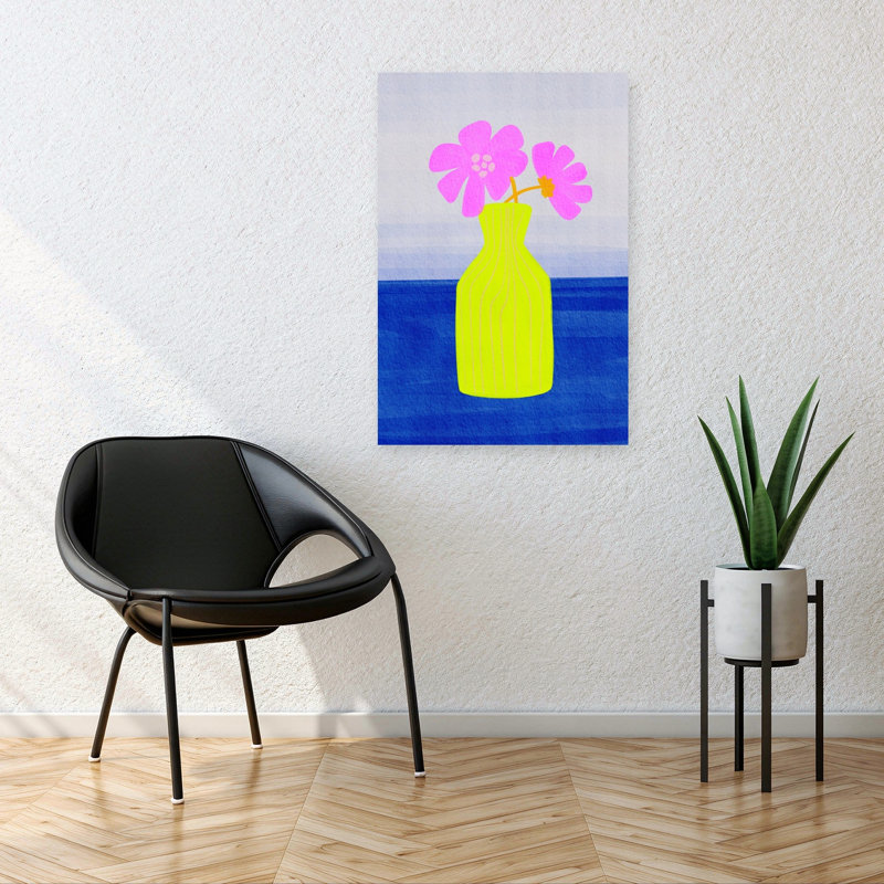 Art floral abstrait vif