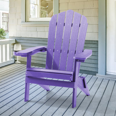 Chaise Adirondack pliante en plastique Sheredan