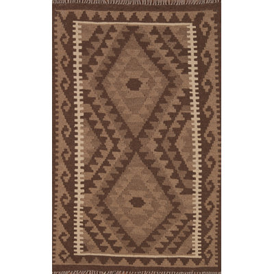 Tapis oriental géométrique Kilim 3 x 5