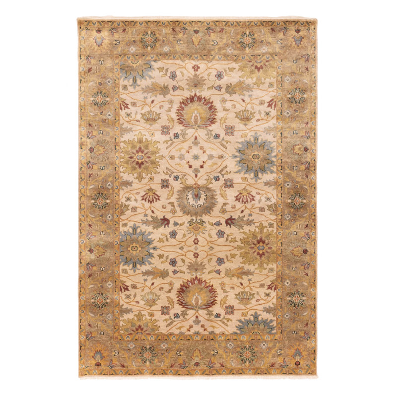 Tapis ivoire Jules Serapi 5 pi 11 po x 8 pi 11 po