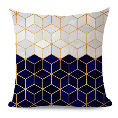 (With Or Without Inserts) Set of Two 18'' or 20'' Flat Touching Throw Pillows