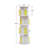 Jadeyn Rotating Bookshelf 4 Tier 360° Revolving Floor Standing Bookcase Corner Organizer Display-210833822