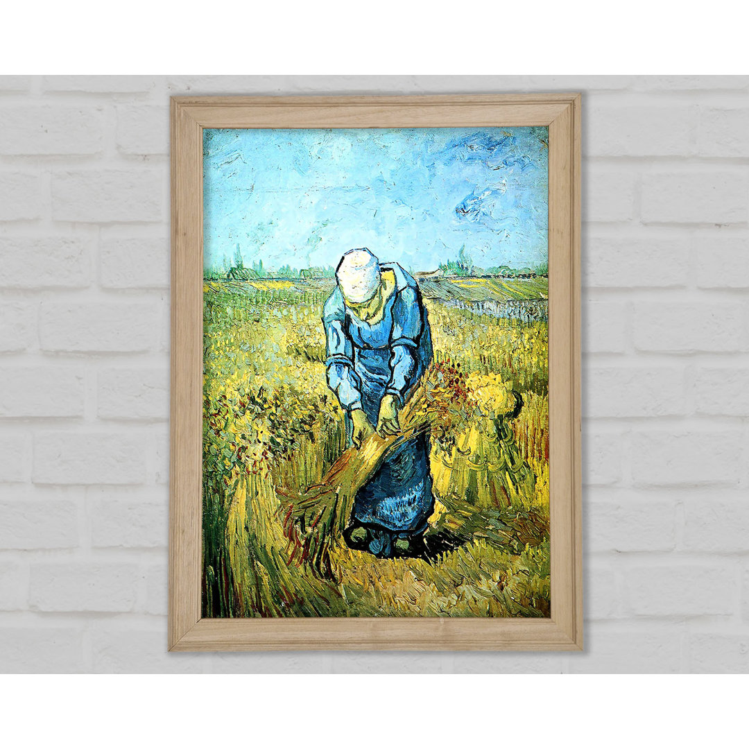 Van Gogh Landarbeiter - Einzelner Bilderrahmen Kunstdrucke