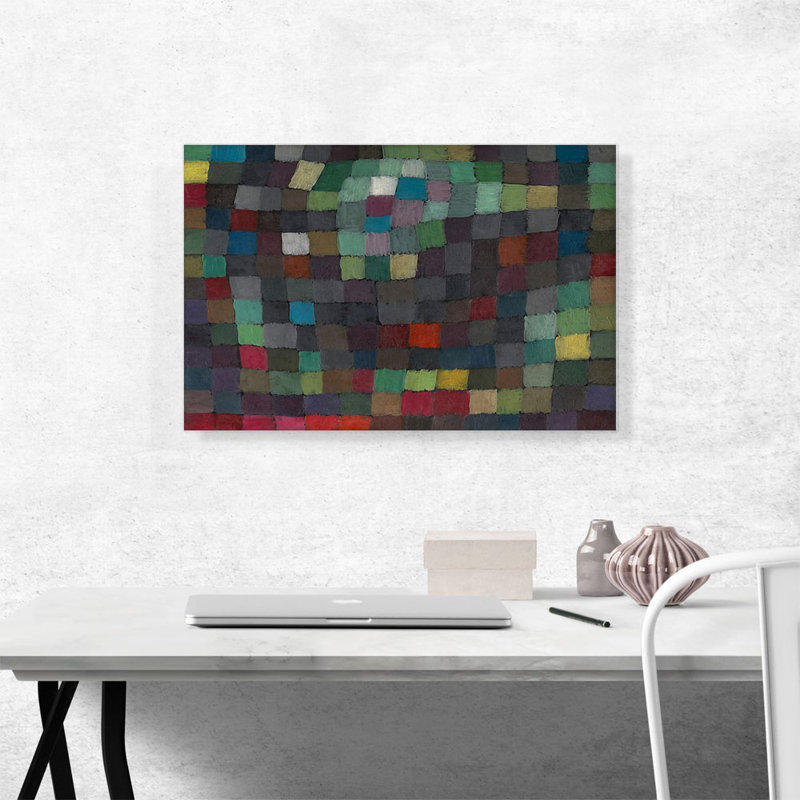 " May Picture Rectangle 1925 " by Paul Klee, 18" H x 26" W x 0.75" D