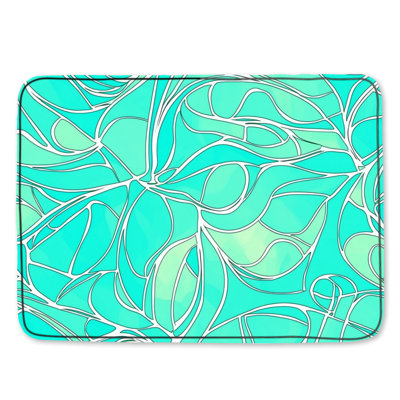 Tapis de bain abstrait