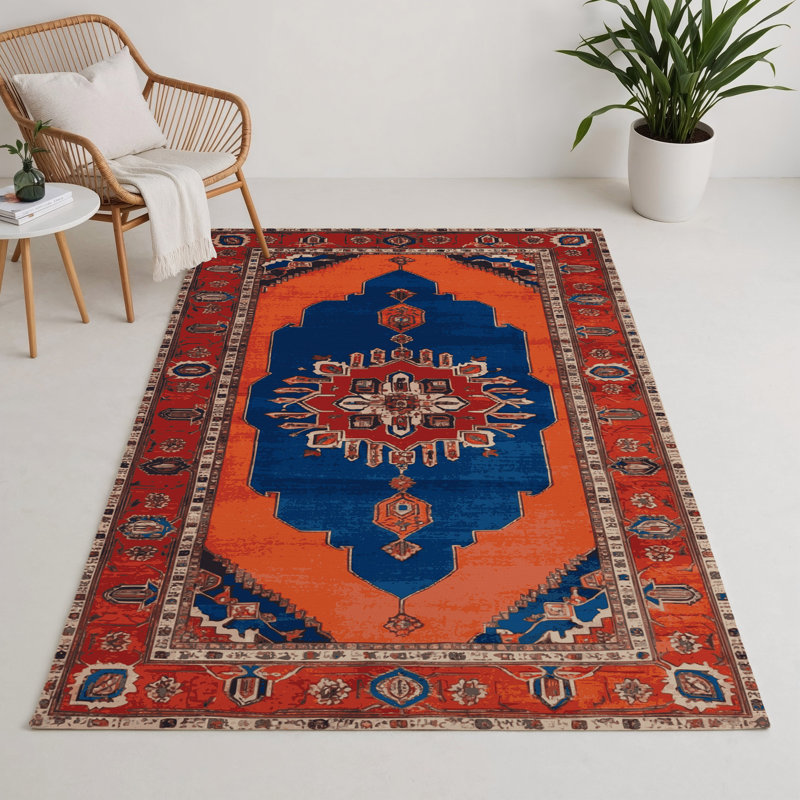 Tapis d'intérieur et d'extérieur Tabriz, Rectangulaire 3 pi x 5 pi