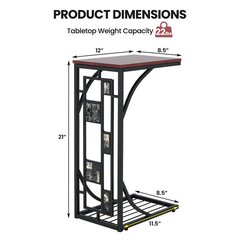Ensemble de tables de bout Gallaudet C