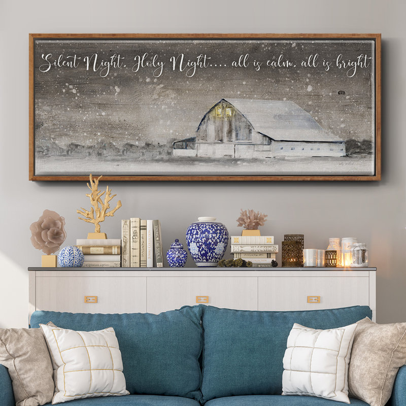 Silent Night- Framed Canvas