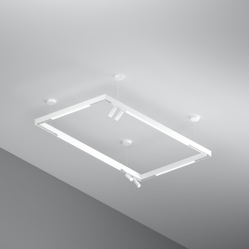 10 - Light LED Square/Rectangle Pendant