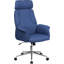Chaise de bureau à haut dossier Yair | Chaise pivotante rembourrée pour bureau et bureau-30774886