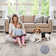 Asher Modern Abstract Machine Washable Area Rug With Non-Slip Backing
