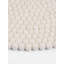 Round Solid Colour Wool Hand Woven Area Rug-28243818