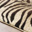 Tapis brun foncé / beige à imprimé animal Poway-23286552
