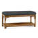 Summer Retreat Wicker Shelf Storage Bench