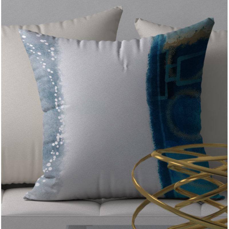 Housse de coussin décorative carrée en palais Foolproof, 24 po x 24 po