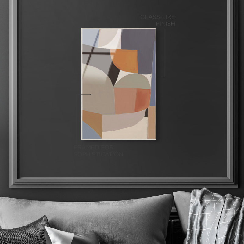 Muted Truth Print by Oliver Gal, 46"H x 31"W, Silver Floater Frame