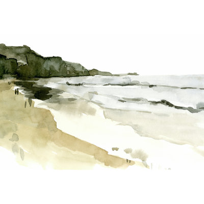 Simple Coast II par Emma Caroline - peinture sur toile tendue