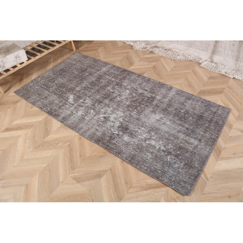 Tapis turc antique Oushak en surplomb avec un design rétro vibrant pour la chambre à coucher