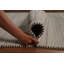 Tapis oriental rayé Gabbeh 6 x 9