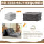 Matelas pour invités 6 pouces pliable à trois volets avec matelas pliable et pliable