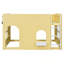 Lit mezzanine double pour enfant avec lumière DEL chaude-133038039