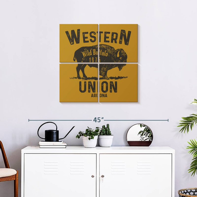 Brampt Western Union Arizona, H 26 po x l 26 po
