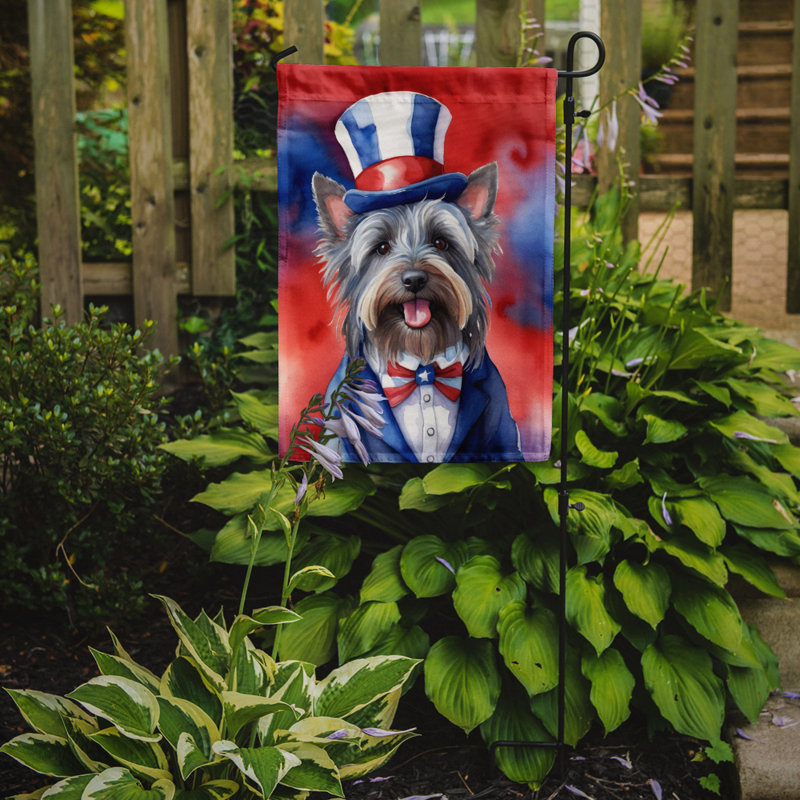 Drapeau patriotique du jardin américain, Skye Terrier