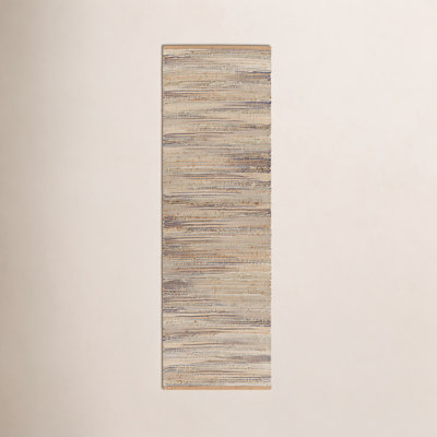 Fallbrook Hand-Woven Striped Jute Rug