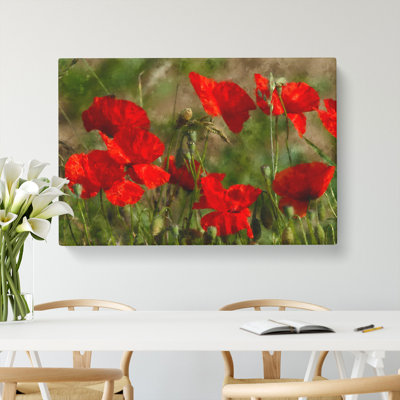Field Of Poppies Vol.7 - Wrapped Canvas
