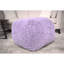 Pouf carré en microfibre Lavender Spongy-2081024195