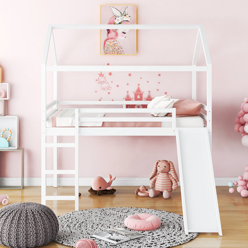 Lit pour enfant Hamadi, Double, Blanc