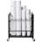 Mobile Metal Blueprint Storage Cart for Map Poster Architectural Construction Plan