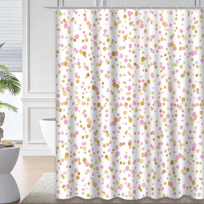 Rideau de douche Pastel Confetti, L 72 po x l 72 po