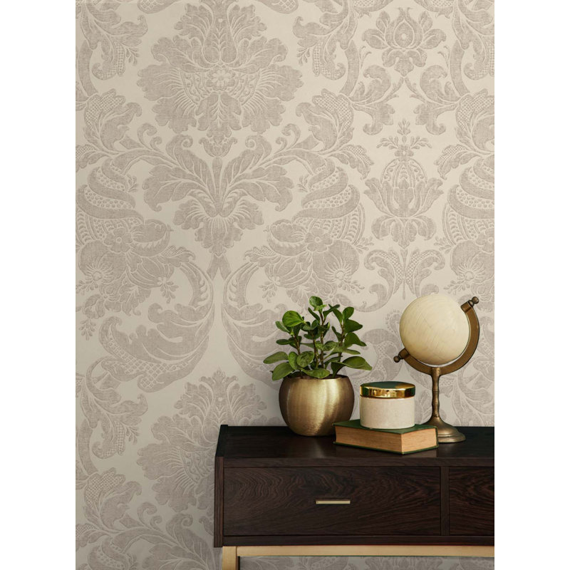 Rouleau de papier peint L 33 pi x l 20,5 po Natchez, Mousseline de soie