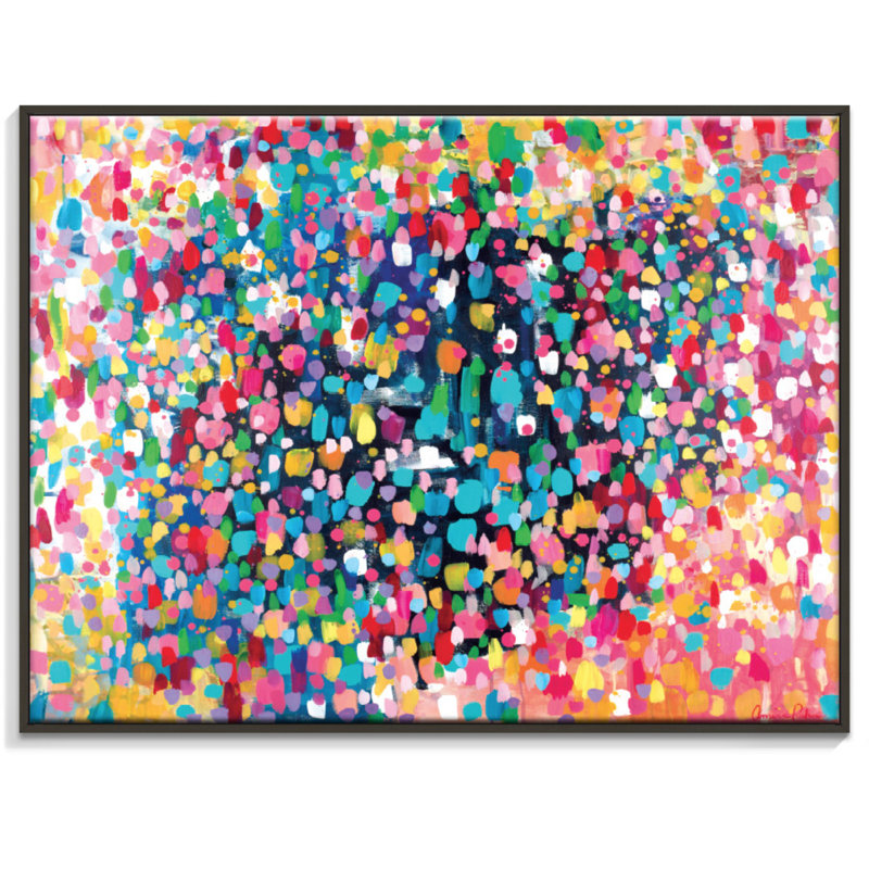 Dance Dance Dance by Amira Rahim - Print on Canvas, 76cm H x 102cm W, Black