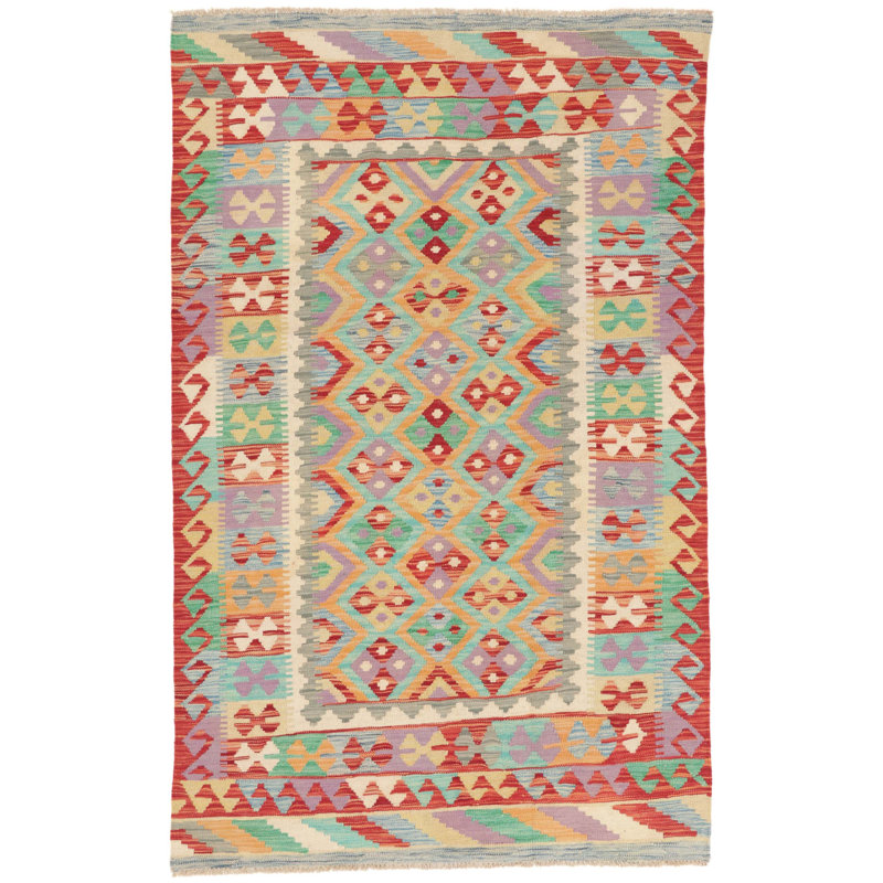 Geometric Hand Woven 120cm X 194cm Area Rug