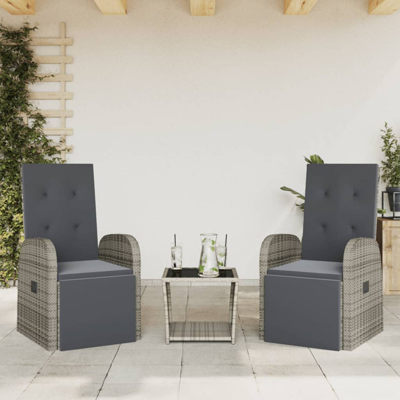 Marciano 2 - Person Patio Dining Set with Square Table