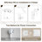 Elayshia Lighted Dimmable LED Frontlit&Backlit Frameless Anti-Fog Makeup Bathroom Round Vanity Mirror-365969642