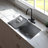 Multipurpose Stainless Steel over the Sink Kitchen Dish Rack