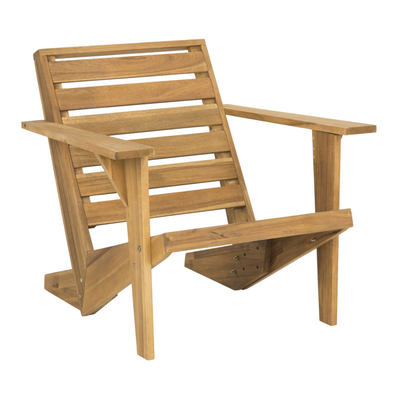 Karl Outdoor Garden Chair, Teak Brown