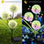 Solar Garden Lights Outdoor Waterproof Pathway Light for Yard Patio Landscape Dandelion Garden Decor