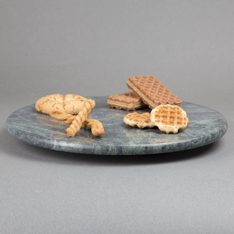 Red Barrel Studio® Pearson Marble Lazy Susan
