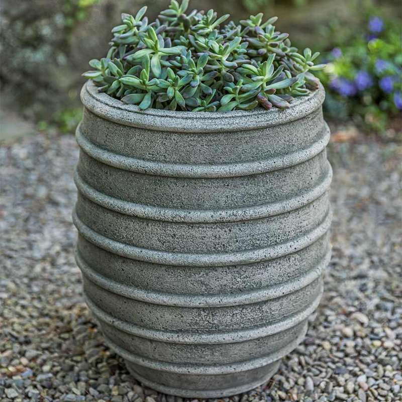 Pot de fleurs en béton coulé Ténériffe, Pierre alpine
