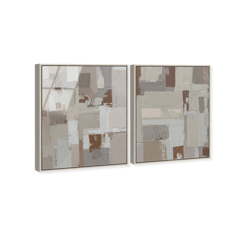 In Place Set Set by Oliver Gal, 17"H x 21"W, Silver Floater Frame