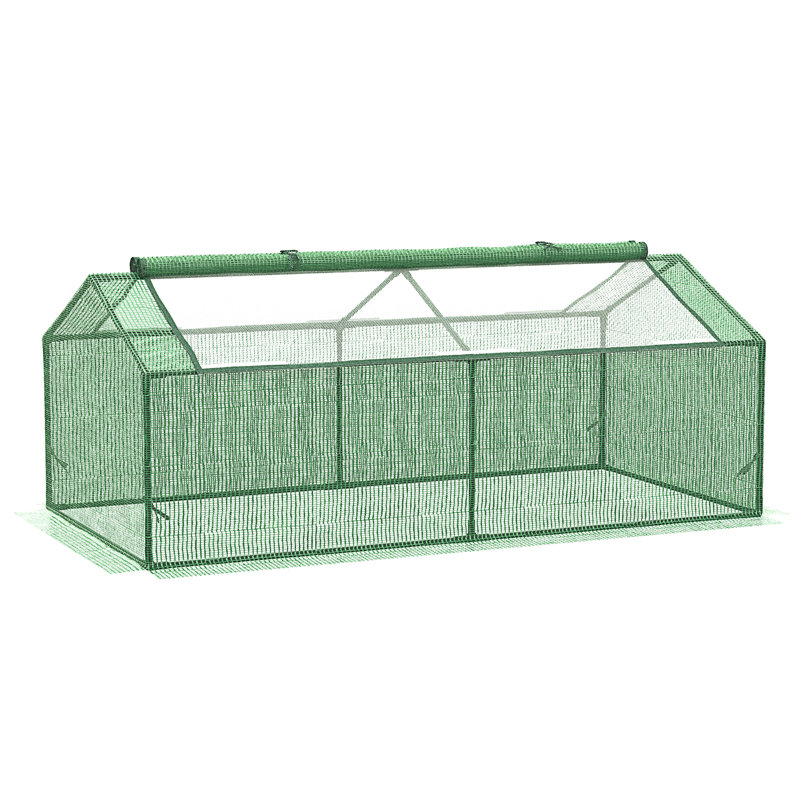 Mini serre chaude d'extérieur portative pour plantes de 71 po x 36 po x 28 po Outsunny