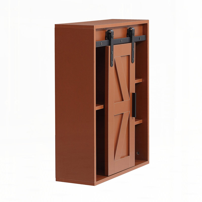 Bathroom Wall Cabinet, Brown